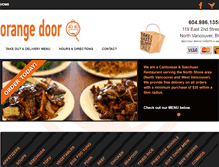 Tablet Screenshot of orangedoorexpress.com
